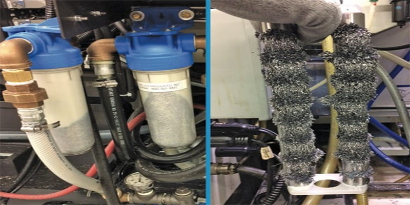 Can magnetic rods be used to remove metals from water